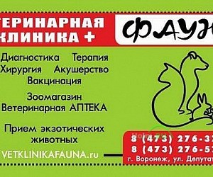 Ветеринарная клиника Фауна на Депутатской улице 