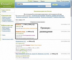 Информационный портал о работе ChangeJob.ru
