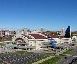 Спортивно-зрелищный комплекс Платинум Арена на улице Дикопольцева
