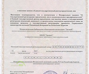 Межрегиональная Байкальская общественная организация Трезвей-Тэлэрыш
