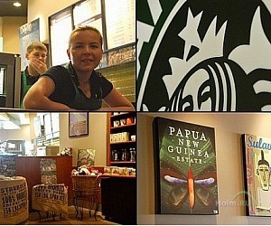Кофейня Starbucks в ТЦ Звездочка